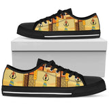 African Girl Design Low Top Shoes For Men, Women