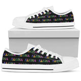 Aloha Hawaii Neon Low Top Shoes For Men, Women