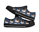 Penguin Lovely Crew Low Top Shoes For Women, Shoes For Men Custom Shoes