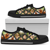 Golden Retriever Awesome Low Top Shoes For Women, Shoes For Men Custom Shoes