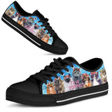 Cat Perfect Low Top Shoes For Women, Shoes For Men Custom Shoes