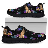 German Shepherd Color Sneakers Shoes For Women, Shoes For Men Sneaker Custom Shoes