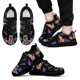 German Shepherd Color Sneakers Shoes For Women, Shoes For Men Sneaker Custom Shoes