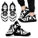 Chicken Black And White Sneakers Shoes For Women, Shoes For Men Sneaker Custom Shoes