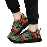 Boxer Colors Rows Sneakers Shoes For Women, Shoes For Men Sneaker Custom Shoes