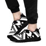 Chicken Black And White Sneakers Shoes For Women, Shoes For Men Sneaker Custom Shoes