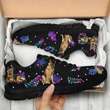 German Shepherd Color Sneakers Shoes For Women, Shoes For Men Sneaker Custom Shoes