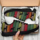 Boxer Colors Rows Sneakers Shoes For Women, Shoes For Men Sneaker Custom Shoes