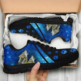 Wolf Galaxy Sneakers Shoes For Women, Shoes For Men Sneaker Custom Shoes