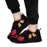 Corgi Heart Sneakers Shoes For Women, Shoes For Men Sneaker Custom Shoes