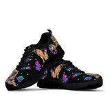 German Shepherd Color Sneakers Shoes For Women, Shoes For Men Sneaker Custom Shoes
