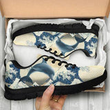 Dolphin Beach Sneakers Shoes For Women, Shoes For Men Sneaker Custom Shoes
