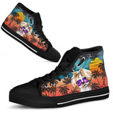 Shih Tzu Summer High Top Shoes For Women, Shoes For Men Custom Shoes