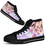 Pig Kiss High Top Shoes For Women, Shoes For Men Custom Shoes