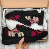 Shih Tzu Heart Sneakers Shoes For Women, Shoes For Men Sneaker Custom Shoes