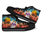 Shih Tzu Summer High Top Shoes For Women, Shoes For Men Custom Shoes