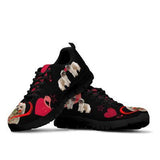 Shih Tzu Heart Sneakers Shoes For Women, Shoes For Men Sneaker Custom Shoes