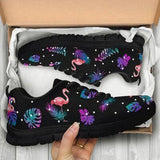 Flamingo Color Sneakers Shoes For Women, Shoes For Men Sneaker Custom Shoes
