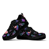 Flamingo Color Sneakers Shoes For Women, Shoes For Men Sneaker Custom Shoes