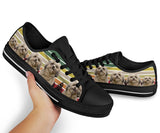 Shih Tzu Colors Black Low Top Shoes For Women, Shoes For Men Custom Shoes