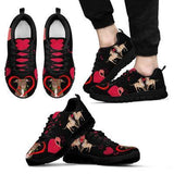Pitbull Heart Sneakers Shoes For Women, Shoes For Men Sneaker Custom Shoes