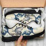Shark Beach Sneakers Shoes For Women, Shoes For Men Sneaker Custom Shoes