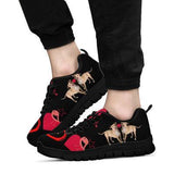 Pitbull Heart Sneakers Shoes For Women, Shoes For Men Sneaker Custom Shoes