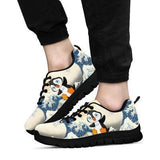 Penguin Beach Sneakers Shoes For Women, Shoes For Men Sneaker Custom Shoes