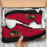 German Shepherd Crazy Mom Sneakers Shoes For Women, Shoes For Men Sneaker Custom Shoes