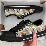 Bichon Frise Colors Black Low Top Shoes For Women, Shoes For Men Custom Shoes