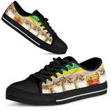 Cat Rainbow Low Top Shoes For Women, Shoes For Men Custom Shoes
