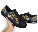 Penguin Sunflower Low Top Shoes For Women, Shoes For Men Custom Shoes
