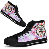 Husky Kiss High Top Shoes For Women, Shoes For Men Custom Shoes