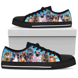 Cat Perfect Low Top Shoes For Women, Shoes For Men Custom Shoes