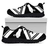 Cat Black And White Sneakers Shoes For Women, Shoes For Men Sneaker Custom Shoes