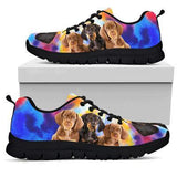 Dachshund Color Sneakers Shoes For Women, Shoes For Men Sneaker Custom Shoes