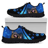 German Shepherd Galaxy Sneakers Shoes For Women, Shoes For Men Sneaker Custom Shoes