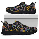 Hummingbird Embroidery Sneakers Shoes For Women, Shoes For Men Sneaker Custom Shoes