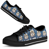 Shih Tzu Lovely Crew Low Top Shoes For Women, Shoes For Men Custom Shoes