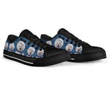 Bichon Frise Lovely Crew Low Top Shoes For Women, Shoes For Men Custom Shoes