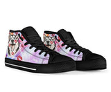 Husky Kiss High Top Shoes For Women, Shoes For Men Custom Shoes