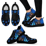 German Shepherd Galaxy Sneakers Shoes For Women, Shoes For Men Sneaker Custom Shoes