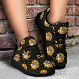 Cats Sunflowers Sneakers Shoes For Women, Shoes For Men Sneaker Custom Shoes