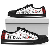 Pitbull Mom Low Top Shoes For Women, Shoes For Men Custom Shoes