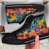 Giraffe Summer High Top Shoes For Women, Shoes For Men Custom Shoes