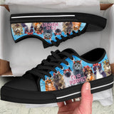 Cat Perfect Low Top Shoes For Women, Shoes For Men Custom Shoes