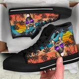 German Shepherd Summer High Top Shoes For Women, Shoes For Men Custom Shoes