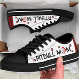 Pitbull Mom Low Top Shoes For Women, Shoes For Men Custom Shoes