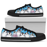 Penguin Perfect Low Top Shoes For Women, Shoes For Men Custom Shoes