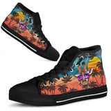 Giraffe Summer High Top Shoes For Women, Shoes For Men Custom Shoes
